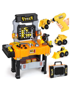 Banco de herramientas Lehoo Castle para niños 2 en 1