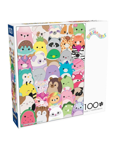 Rompecabezas 100 Piezas Buffalo Games Squishmallows 38x28cm Rompecabezas 100 Piezas Buffalo Games Squishmallows 38x28cm