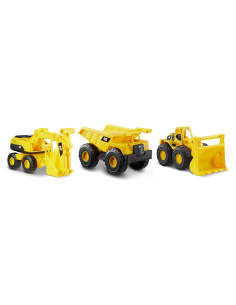 Set de 3 Vehículos de Construcción CAT 17.78 cm Manual