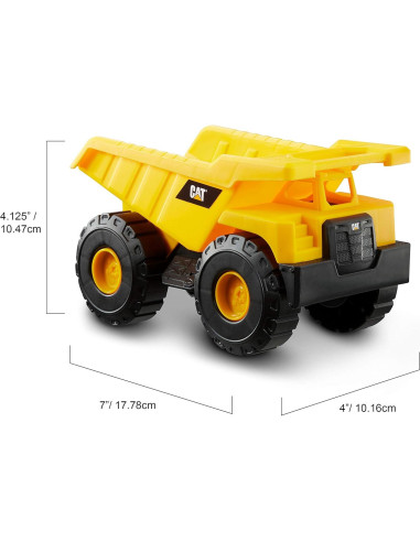 Set de 3 Vehículos de Construcción CAT 17.78 cm Manual