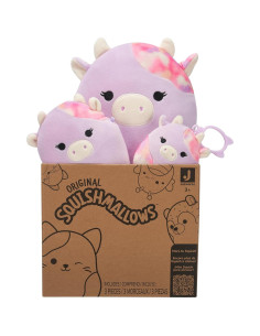Squishmallows Suri Vaca 3-Pack Oficial Jazwares 3.5-8in 2