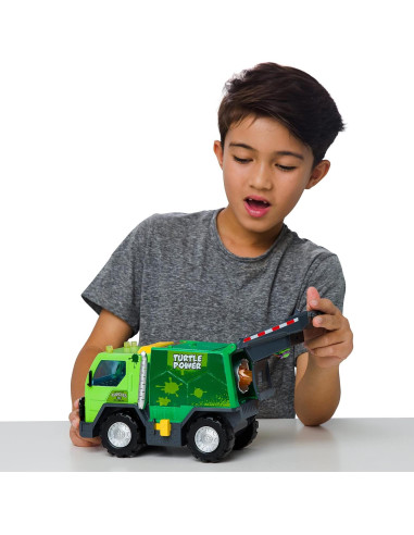 Camión de Basura TMNT Thrash N' Battle con Luces y Sonidos