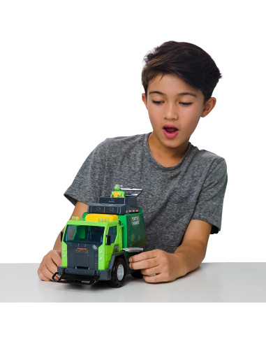 Camión de Basura TMNT Thrash N' Battle con Luces y Sonidos