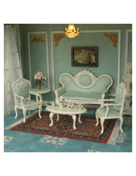 Conjunto de Muebles para Casa de Muñecas iLAND 8 Piezas