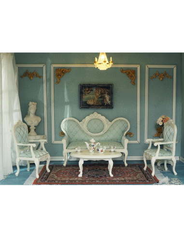 Conjunto de Muebles para Casa de Muñecas iLAND 8 Piezas