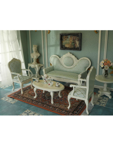 Conjunto de Muebles para Casa de Muñecas iLAND 8 Piezas