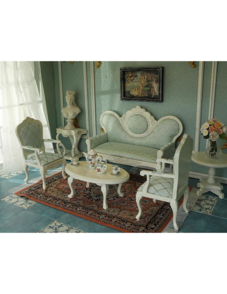 Conjunto de Muebles para Casa de Muñecas iLAND 8 Piezas