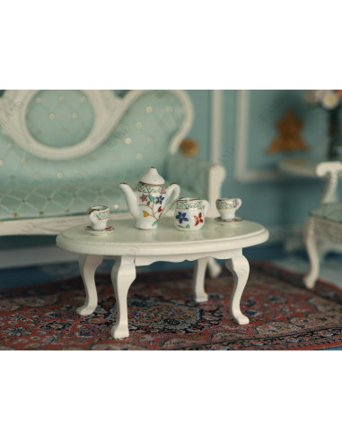 Conjunto de Muebles para Casa de Muñecas iLAND 8 Piezas