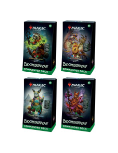 Magic: The Gathering Bloomburrow 4 Mazos de Comandante