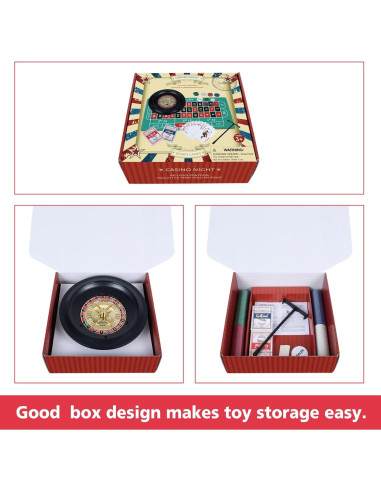 Juego de Ruleta Gothink con Poker Texas Hold'em 25,4 cm