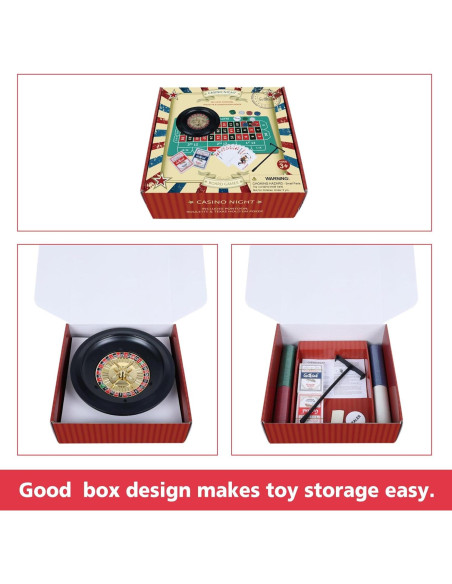 Juego de Ruleta Gothink con Poker Texas Hold'em 25,4 cm