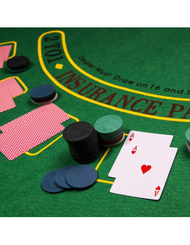 Juego de Ruleta y Blackjack Trademark Poker 40,64 cm