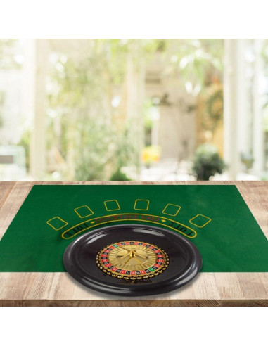 Juego de Ruleta y Blackjack Trademark Poker 40,64 cm