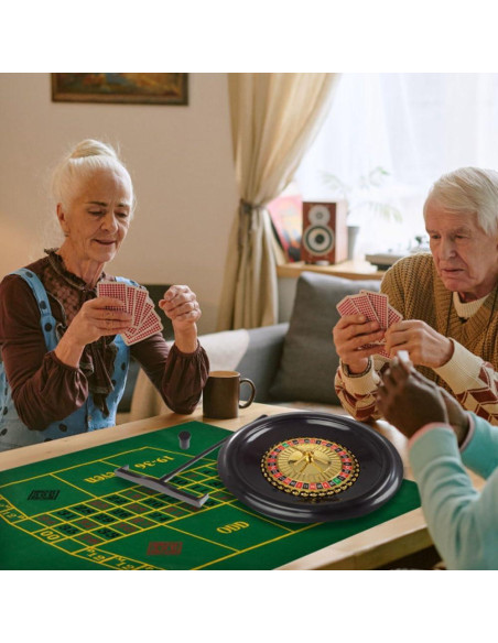Juego de Ruleta y Blackjack Trademark Poker 40,64 cm