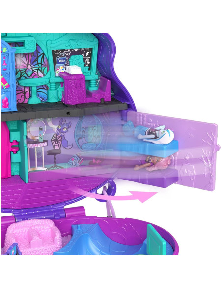 Juego Polly Pocket Monster High con 3 muñecas y 10 accesorios