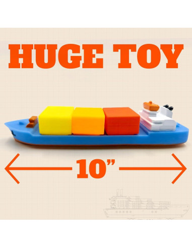 Juguete de Baño SplashEZ Barco Flotante 33 cm Seguro