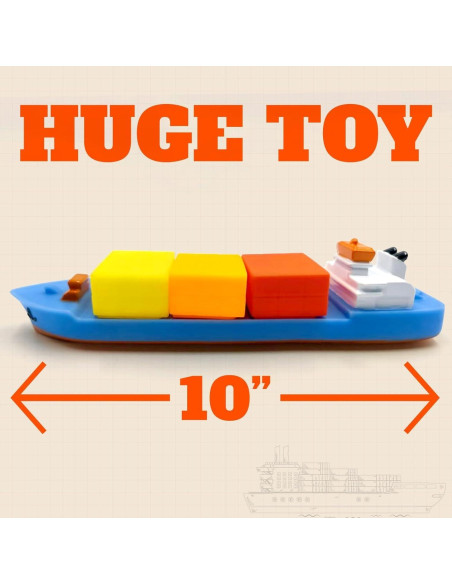 Juguete de Baño SplashEZ Barco Flotante 33 cm Seguro