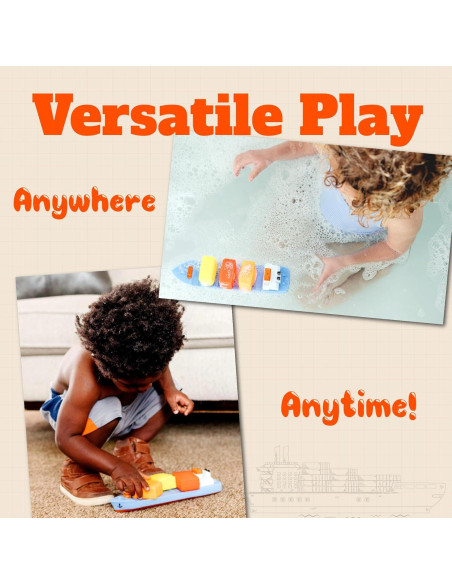 Juguete de Baño SplashEZ Barco Flotante 33 cm Seguro