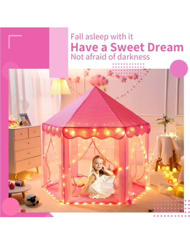 Carpa de Juego Princesa Rosa Sumbababy 121,9x132,1cm