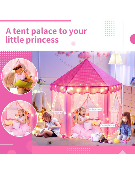 Carpa de Juego Princesa Rosa Sumbababy 121,9x132,1cm