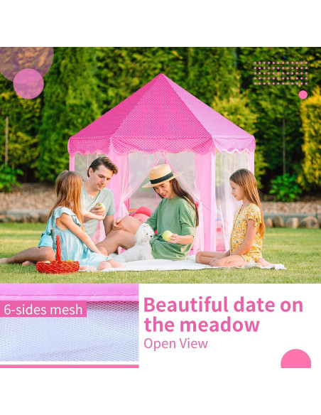 Carpa de Juego Princesa Rosa Sumbababy 121,9x132,1cm