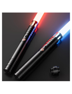 Sable de Luz Doble BZA Recargable 40 in 20 Colores RGB