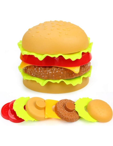 Set de Comida Rápida de Juguete ELitao - 18 Piezas