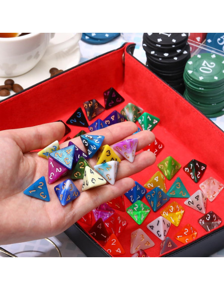 Juego de 50 Dados Poliedricos Skylety con Bolsa Negra Juego de 50 Dados Poliedricos Skylety con Bolsa Negra