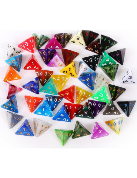 Juego de 50 Dados Poliedricos Skylety con Bolsa Negra Juego de 50 Dados Poliedricos Skylety con Bolsa Negra