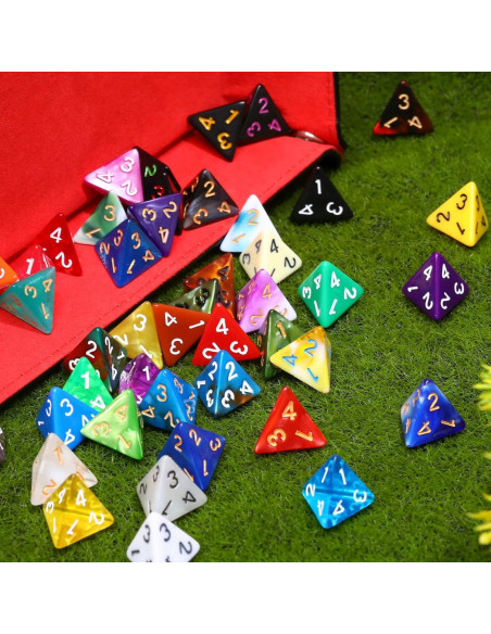 Juego de 50 Dados Poliedricos Skylety con Bolsa Negra Juego de 50 Dados Poliedricos Skylety con Bolsa Negra