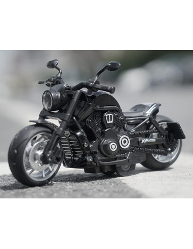 Motocicleta de Retroceso MINGYING66 con Música y Luces