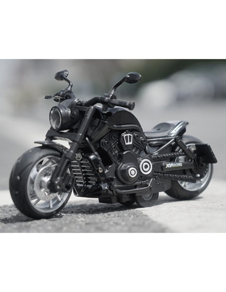 Motocicleta de Retroceso MINGYING66 con Música y Luces