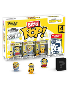 Funko Bitty POP! Minions Coleccionable 4 Figuras 2.2 cm