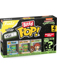 Funko Bitty POP! Tortugas Ninja Leonardo y Amigos - 4 Figuras 2
