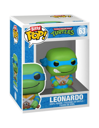 Funko Bitty POP! Tortugas Ninja Leonardo y Amigos - 4 Figuras