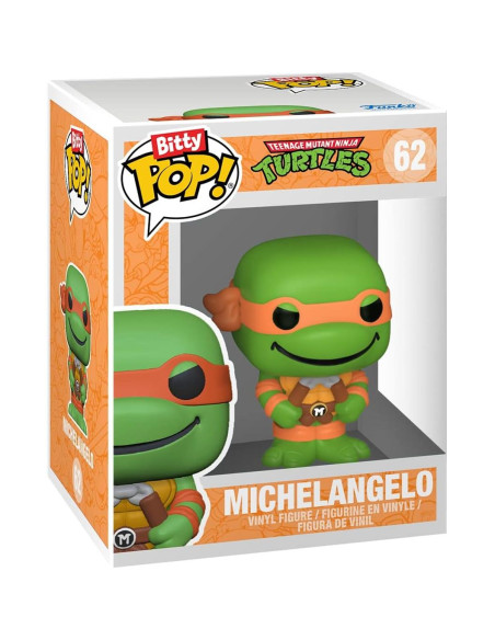 Funko Bitty POP! Tortugas Ninja Leonardo y Amigos - 4 Figuras
