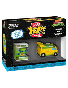 Funko Pop Bitty Ride Tortugas Ninja Leonardo con Van