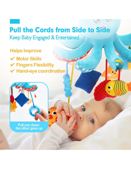 Juguete Sensorial para Bebés Hahaland Octopus 0-6 Meses