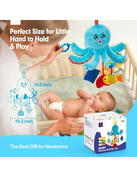 Juguete Sensorial para Bebés Hahaland Octopus 0-6 Meses