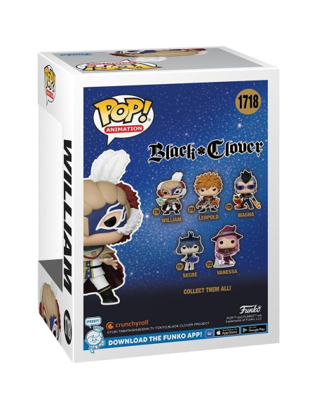 Figura Funko Pop! Black Clover William Vangeance 12.45 cm Figura Funko Pop! Black Clover William Vangeance 12.45 cm