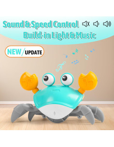 Juguete Cangrejo Gateador Hirger Verde 21.8x10.4 cm 2