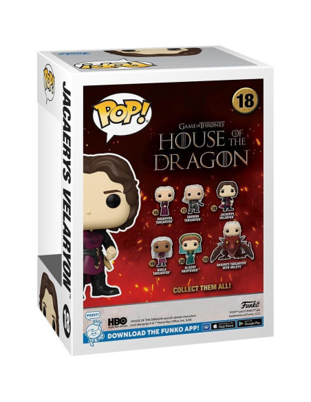 Funko Pop Jacaerys Velaryon Casa del Dragón 10 cm Vinilo