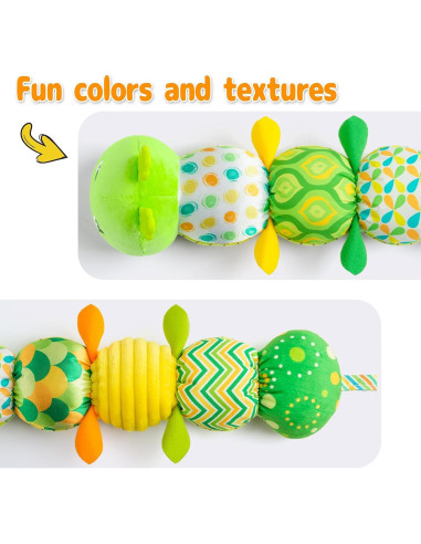 Oruga Musical para Bebés Sumobaby 55.88x9.91 cm Verde