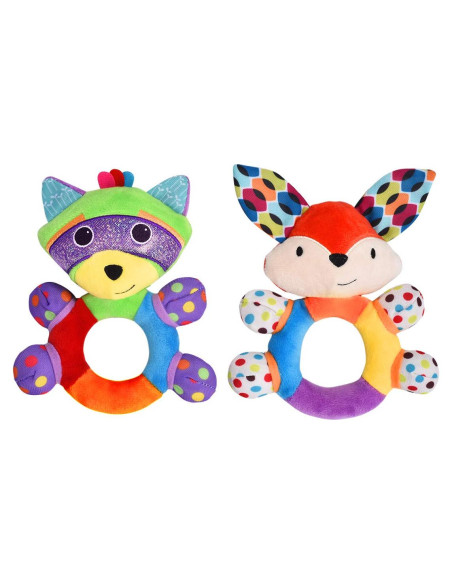 Sonajero de Peluche HAHA Baby Mapache para Bebés 0-12 Meses