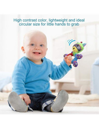 Sonajero de Peluche HAHA Baby Mapache para Bebés 0-12 Meses