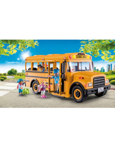 Autobús Escolar Playmobil 2022 con luces y figuras 2