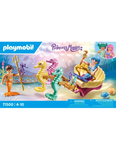 Carroza de Caballo de Mar Playmobil 71500 - 35 Piezas