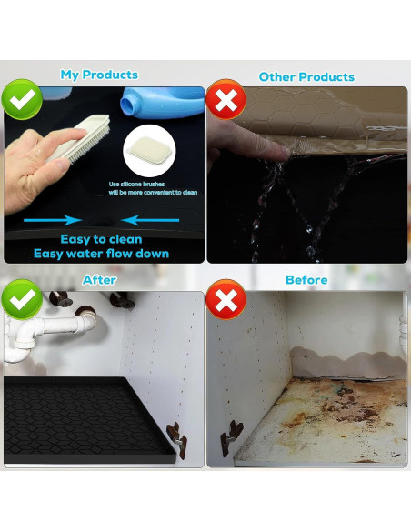 Alfombrilla Bajo Fregadero MIFADFAO 35x56cm Silicona Impermeable