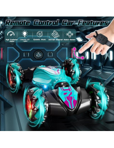 Coche Acrobático RC EXCOUP CV8818-108A Verde 4WD 360 2