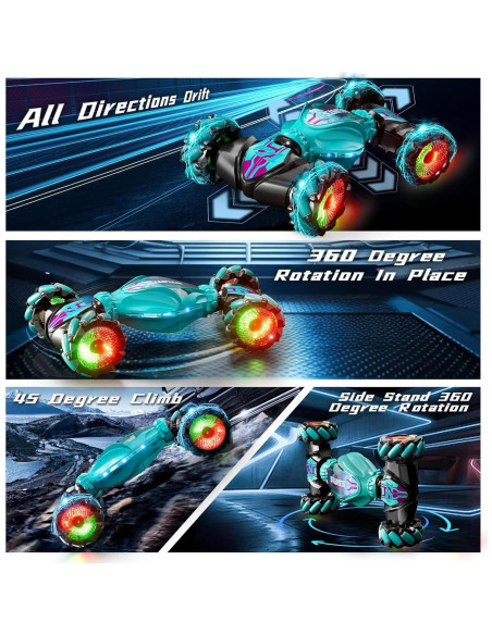 Coche Acrobático RC EXCOUP CV8818-108A Verde 4WD 360